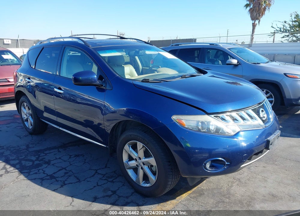 2009 NISSAN MURANO SL VIN: JN8AZ18U59W107082