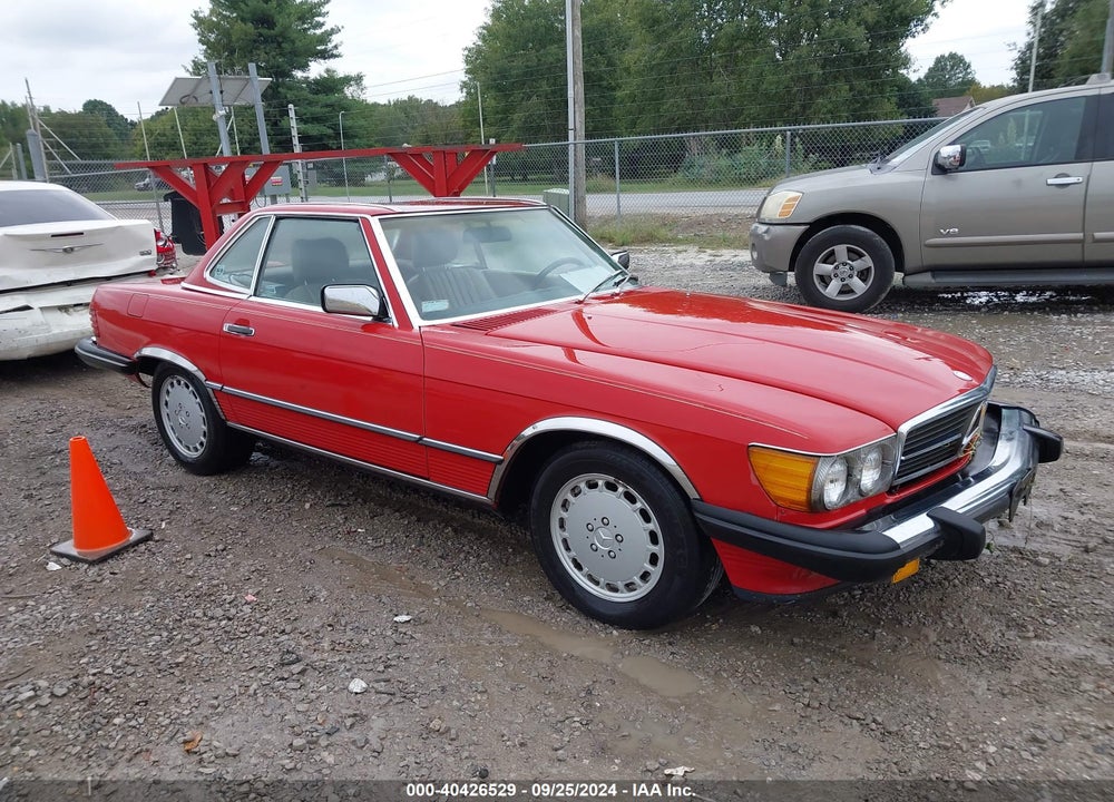 1987 MERCEDES-BENZ 560 SL VIN: WDBBA48D7HA060074