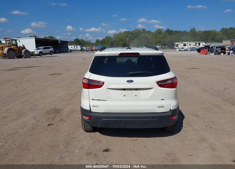 2020 FORD ECOSPORT SE VIN: MAJ6S3GLXLC394007