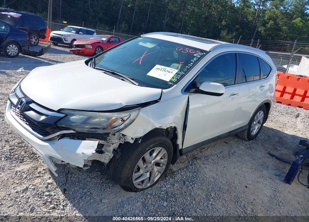 2015 HONDA CR-V EX-L VIN: 5J6RM3H7XFL019039