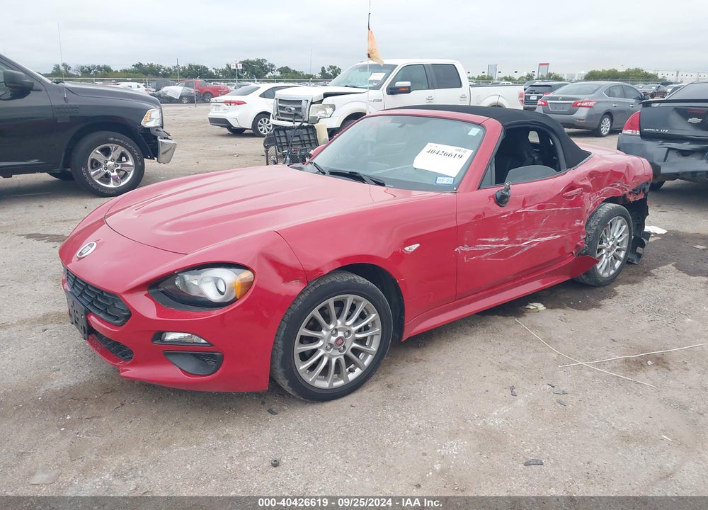 2017 FIAT 124 SPIDER CLASSICA VIN: JC1NFAEK9H0106606