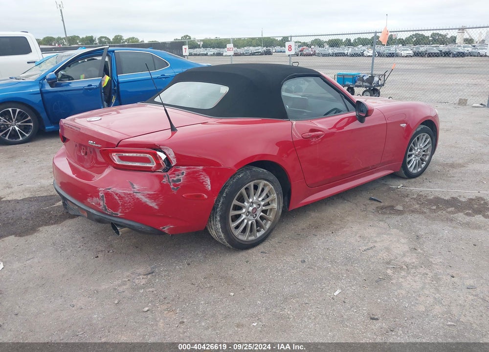 2017 FIAT 124 SPIDER CLASSICA VIN: JC1NFAEK9H0106606