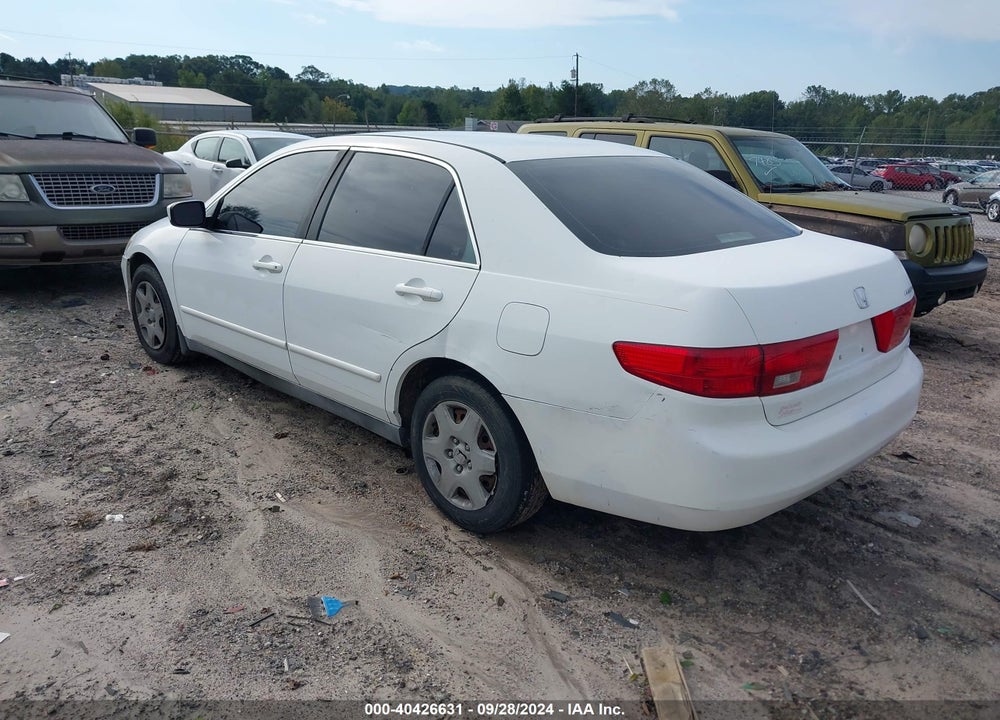 2005 HONDA ACCORD 2.4 LX VIN: 1HGCM56405A104838