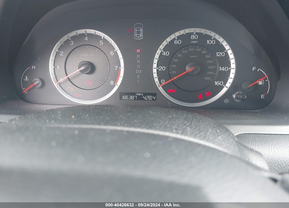 2012 HONDA ACCORD 2.4 EX-L VIN: 1HGCP2F8XCA119160