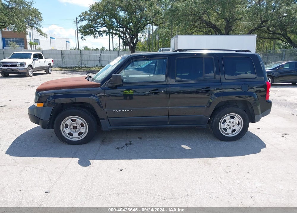 2017 JEEP PATRIOT SPORT FWD VIN: 1C4NJPBA2HD149340