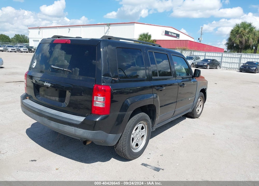 2017 JEEP PATRIOT SPORT FWD VIN: 1C4NJPBA2HD149340