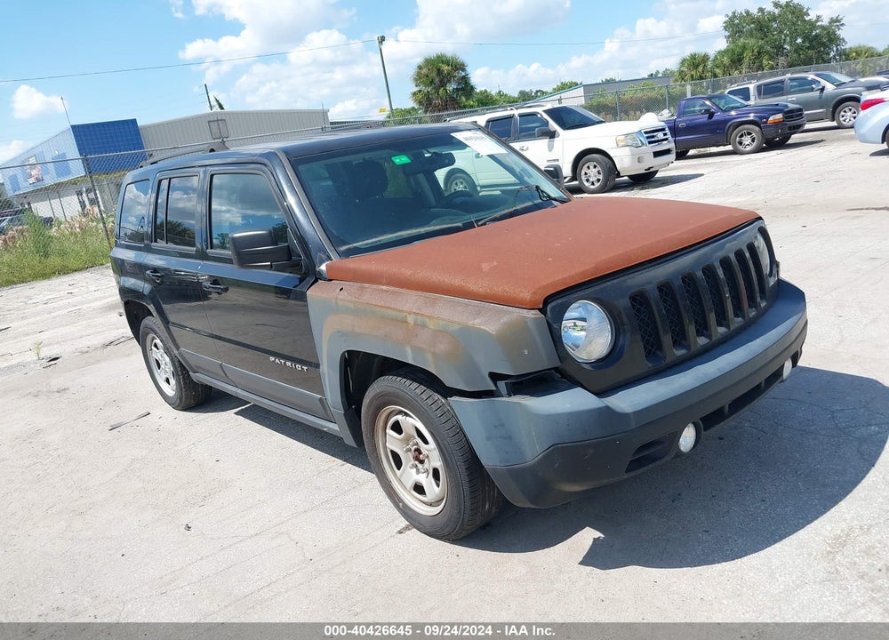 2017 JEEP PATRIOT SPORT FWD VIN: 1C4NJPBA2HD149340