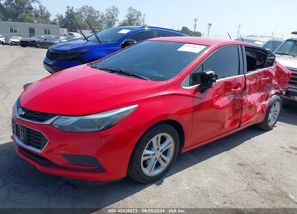 2016 CHEVROLET CRUZE LT AUTO VIN: 1G1BE5SM7G7286205