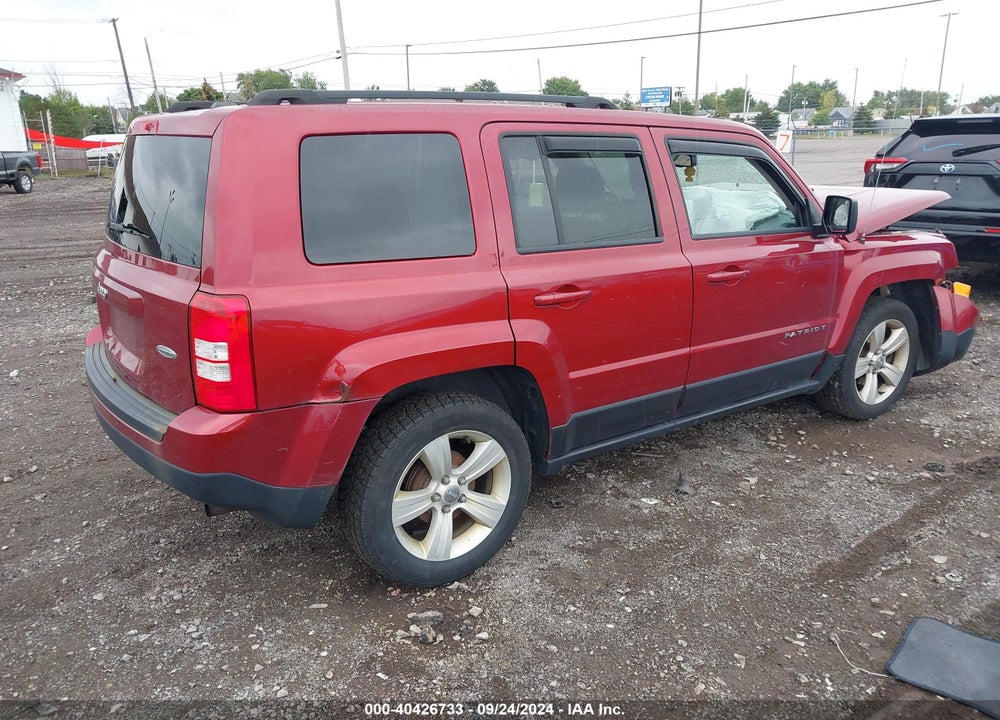 2016 JEEP PATRIOT LATITUDE VIN: 1C4NJPFA8GD794048