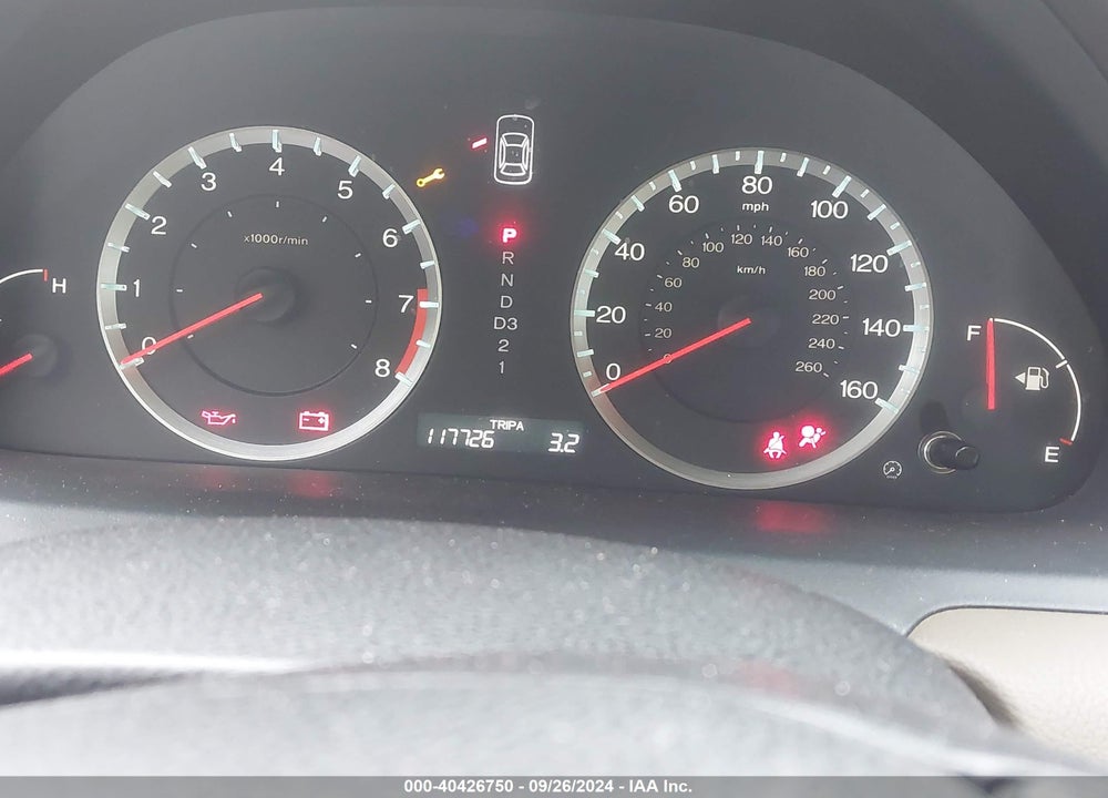2009 HONDA ACCORD 2.4 LX-P VIN: 1HGCP26489A187897