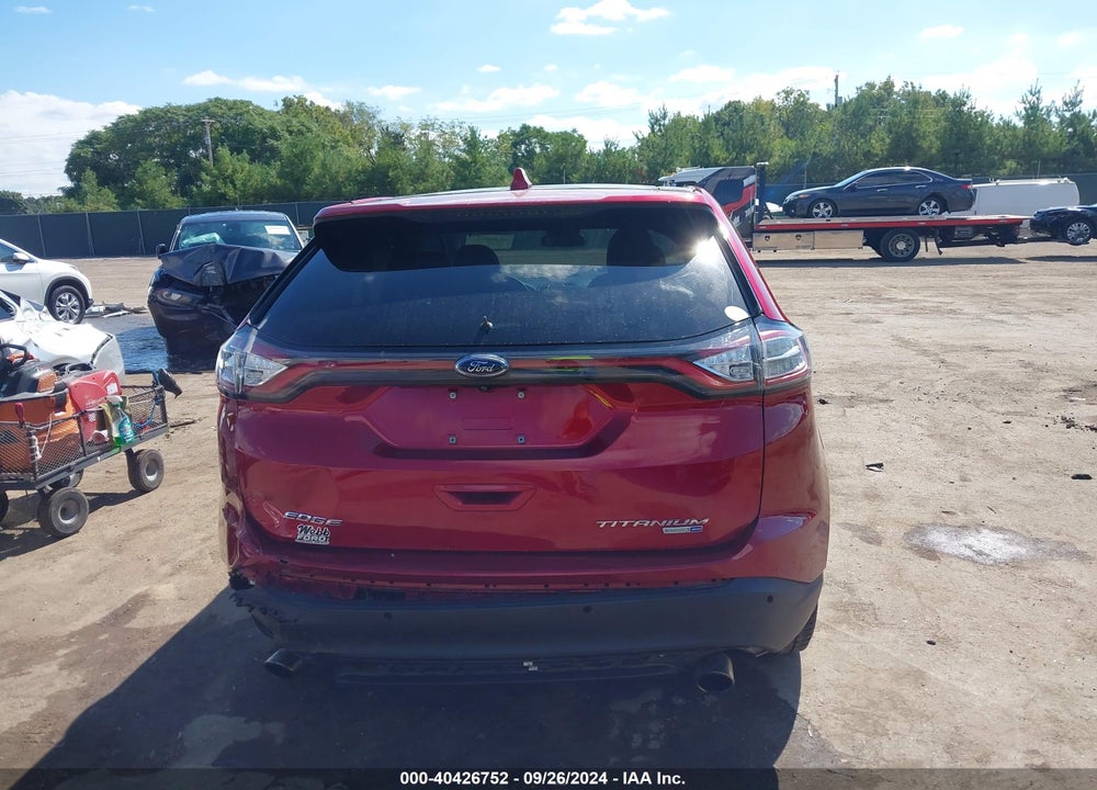 2016 FORD EDGE TITANIUM VIN: 2FMPK4K92GBC63963