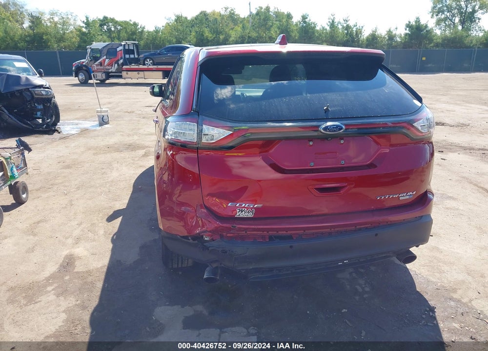 2016 FORD EDGE TITANIUM VIN: 2FMPK4K92GBC63963