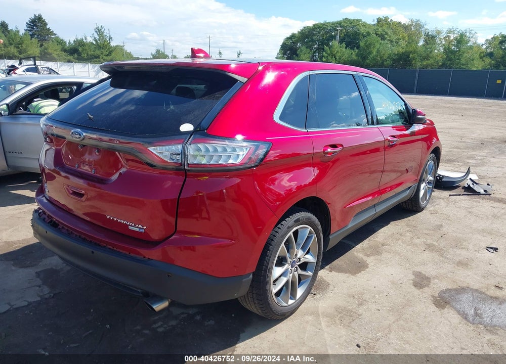 2016 FORD EDGE TITANIUM VIN: 2FMPK4K92GBC63963