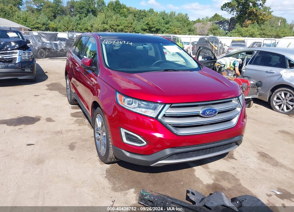 2016 FORD EDGE TITANIUM VIN: 2FMPK4K92GBC63963