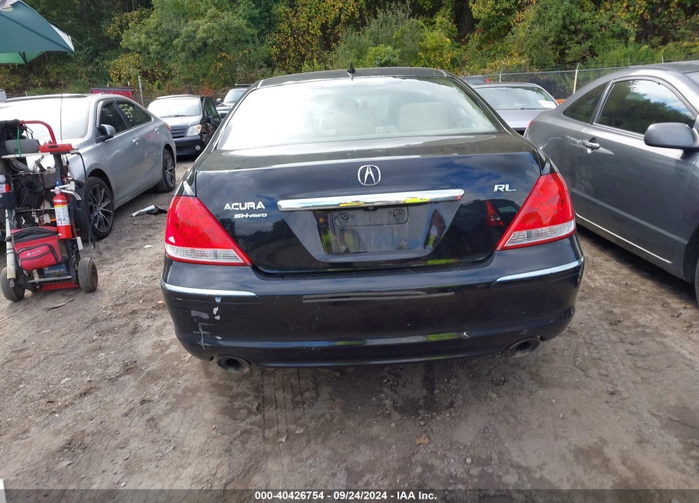 2006 ACURA RL 3.5 VIN: JH4KB16586C005531