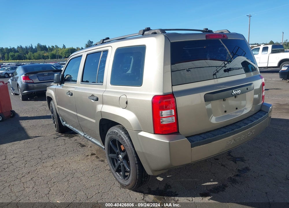2008 JEEP PATRIOT SPORT VIN: 1J8FT28W08D547790