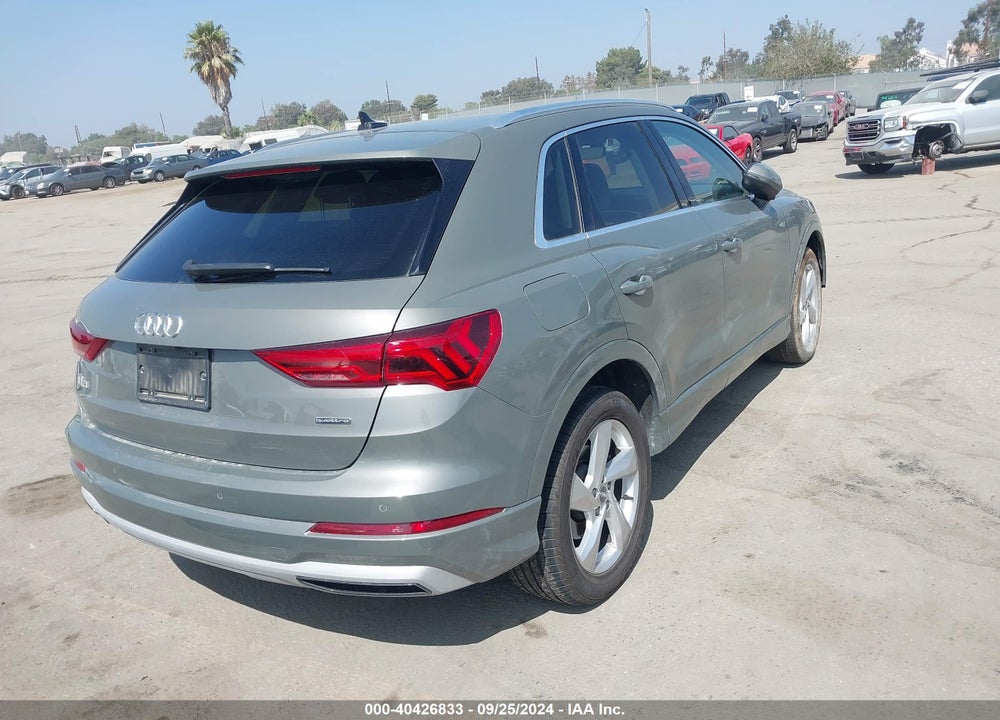 2020 AUDI Q3 PREMIUM PLUS 45 TFSI QUATTRO TIPTRONIC VIN: WA1BECF31L1020523