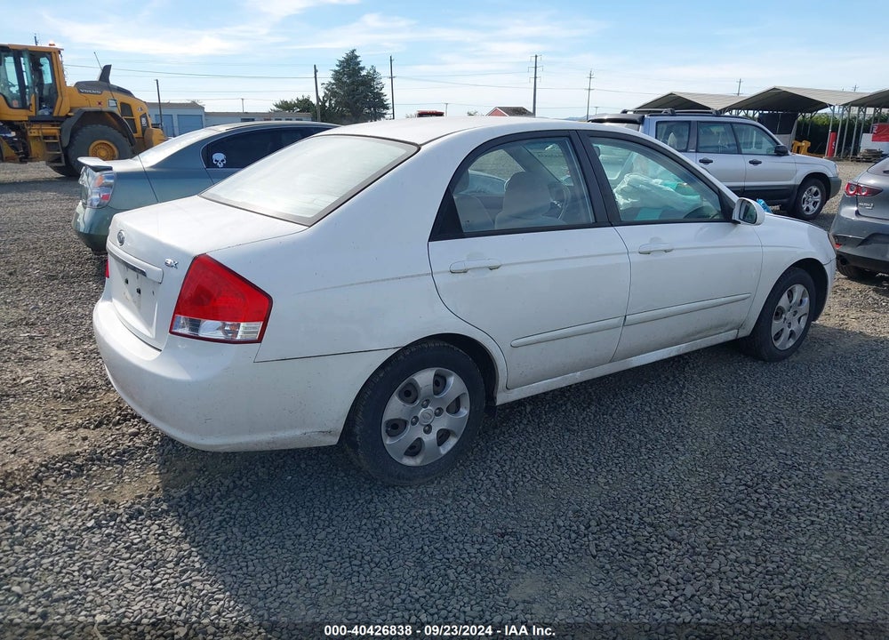 2009 KIA SPECTRA EX VIN: KNAFE221295626062