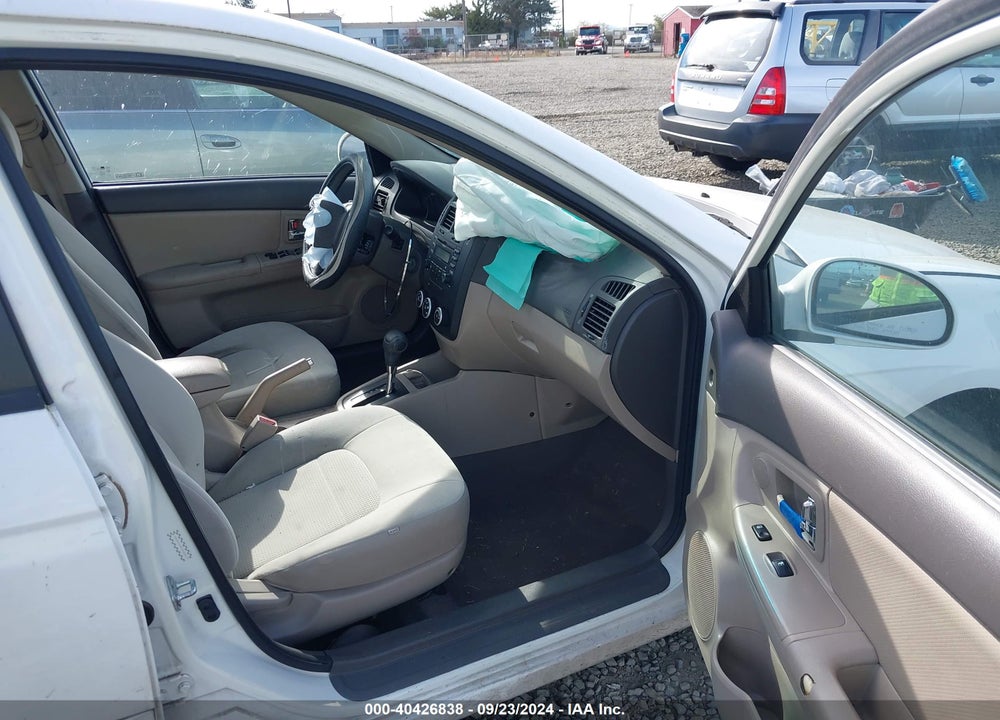 2009 KIA SPECTRA EX VIN: KNAFE221295626062