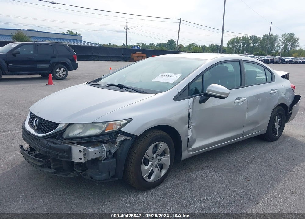 2015 HONDA CIVIC LX VIN: 19XFB2F54FE236766