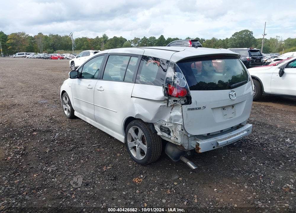 2007 MAZDA 5 GRAND TOURING VIN: JM1CR29L470151493