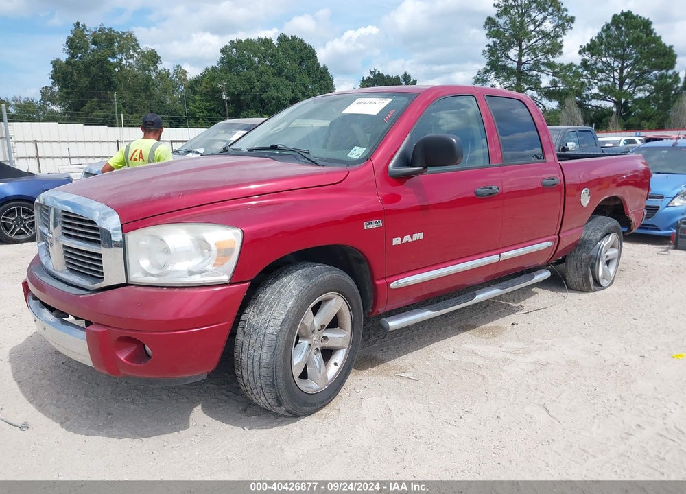2008 DODGE RAM 1500 LARAMIE VIN: 1D7HA18238S543537