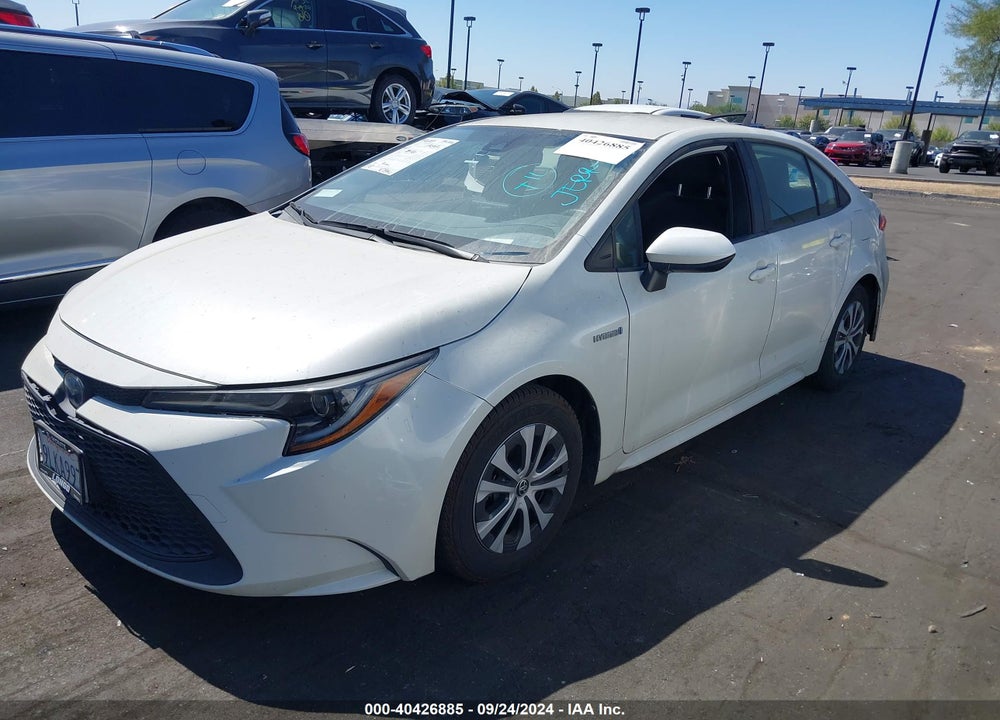 2021 TOYOTA COROLLA HYBRID LE VIN: JTDEAMDE7MJ014655