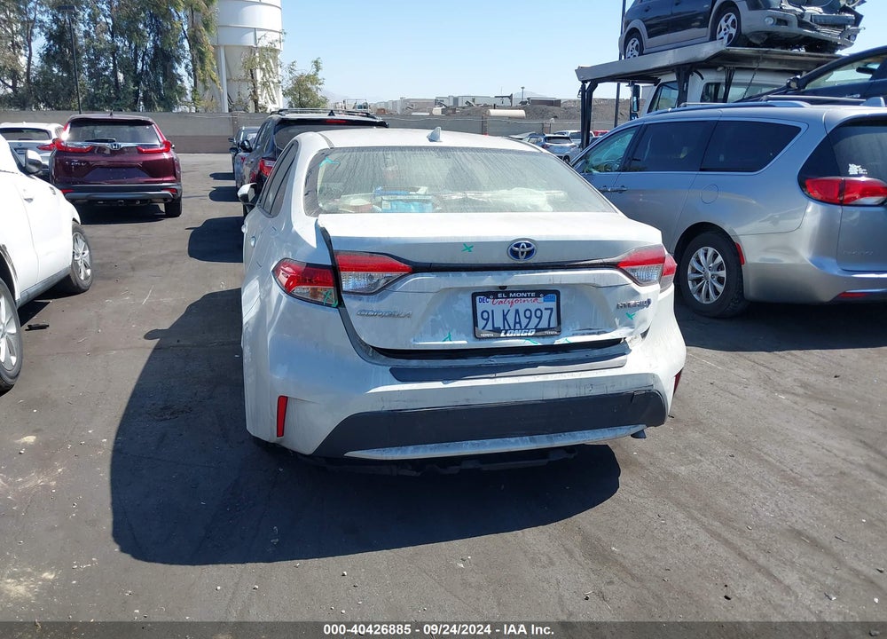 2021 TOYOTA COROLLA HYBRID LE VIN: JTDEAMDE7MJ014655