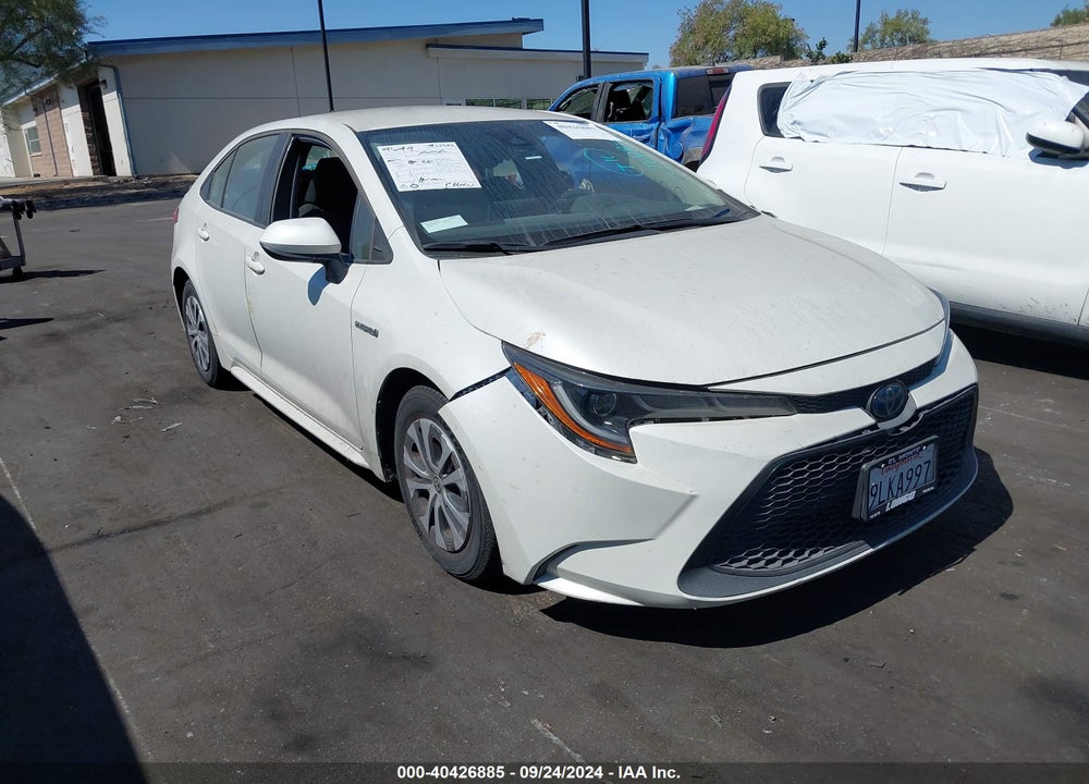2021 TOYOTA COROLLA HYBRID LE VIN: JTDEAMDE7MJ014655