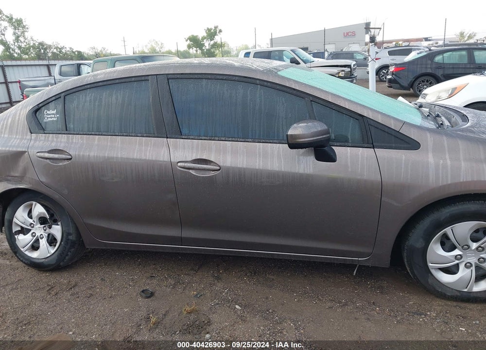 2014 HONDA CIVIC LX VIN: 2HGFB2F50EH506855