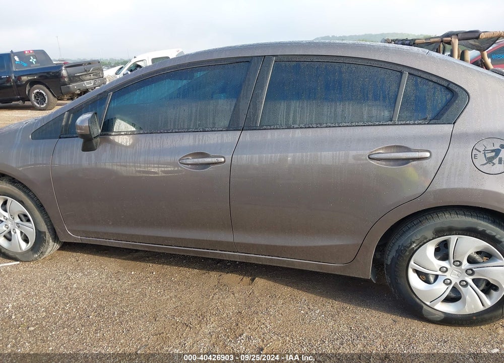 2014 HONDA CIVIC LX VIN: 2HGFB2F50EH506855