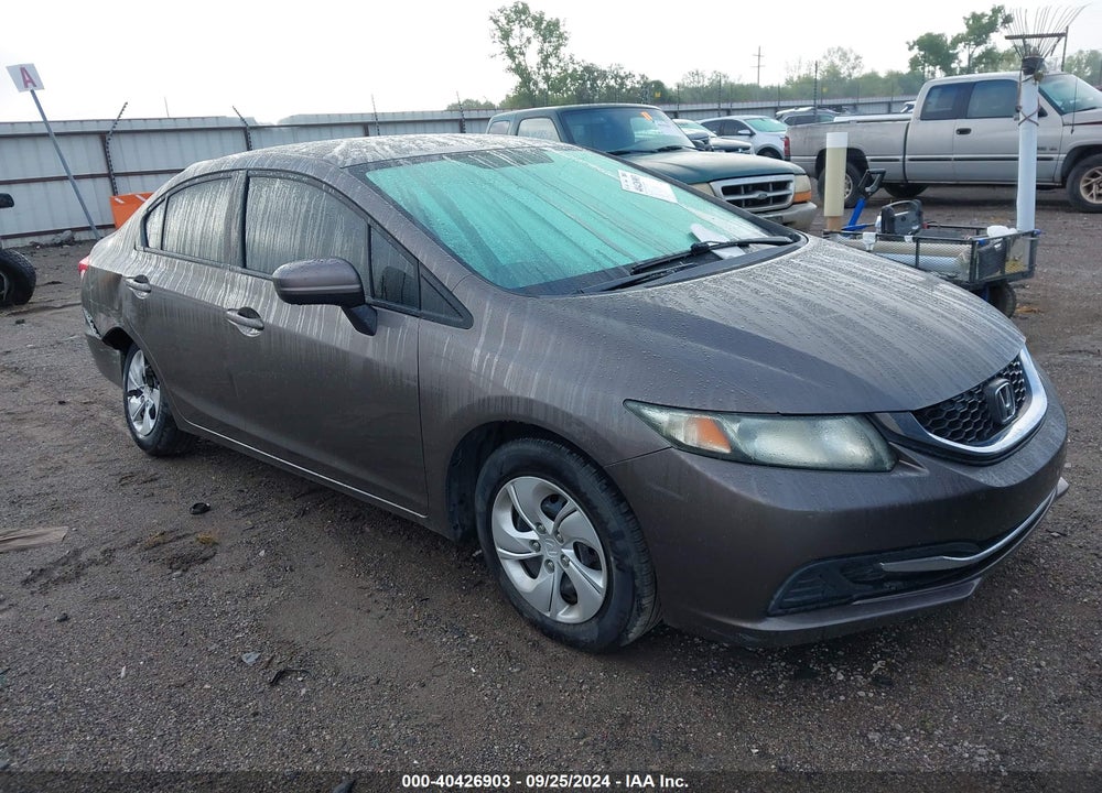 2014 HONDA CIVIC LX VIN: 2HGFB2F50EH506855