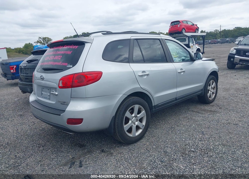 2009 HYUNDAI SANTA FE LIMITED VIN: 5NMSH73E89H270625