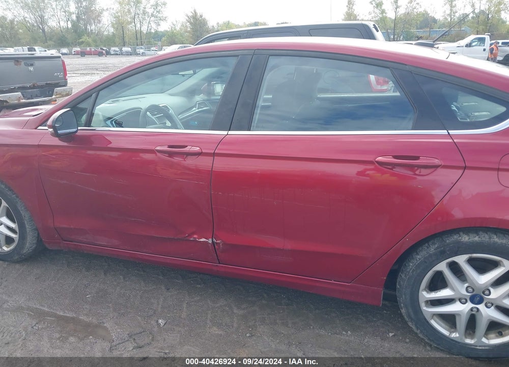 2016 FORD FUSION SE VIN: 1FA6P0H79G5117389