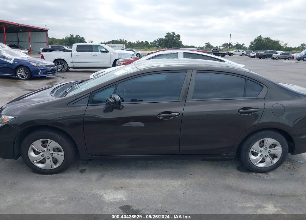 2014 HONDA CIVIC LX VIN: 2HGFB2F54EH537803