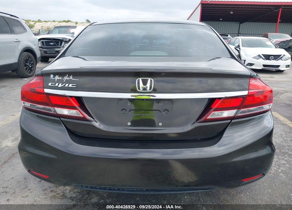 2014 HONDA CIVIC LX VIN: 2HGFB2F54EH537803