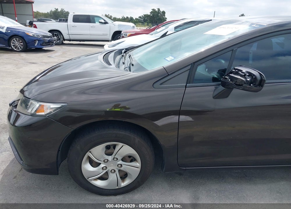 2014 HONDA CIVIC LX VIN: 2HGFB2F54EH537803