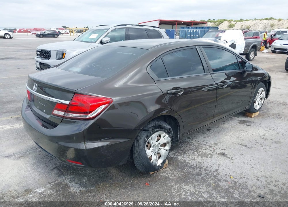 2014 HONDA CIVIC LX VIN: 2HGFB2F54EH537803