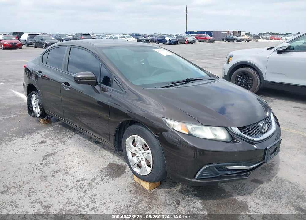 2014 HONDA CIVIC LX VIN: 2HGFB2F54EH537803