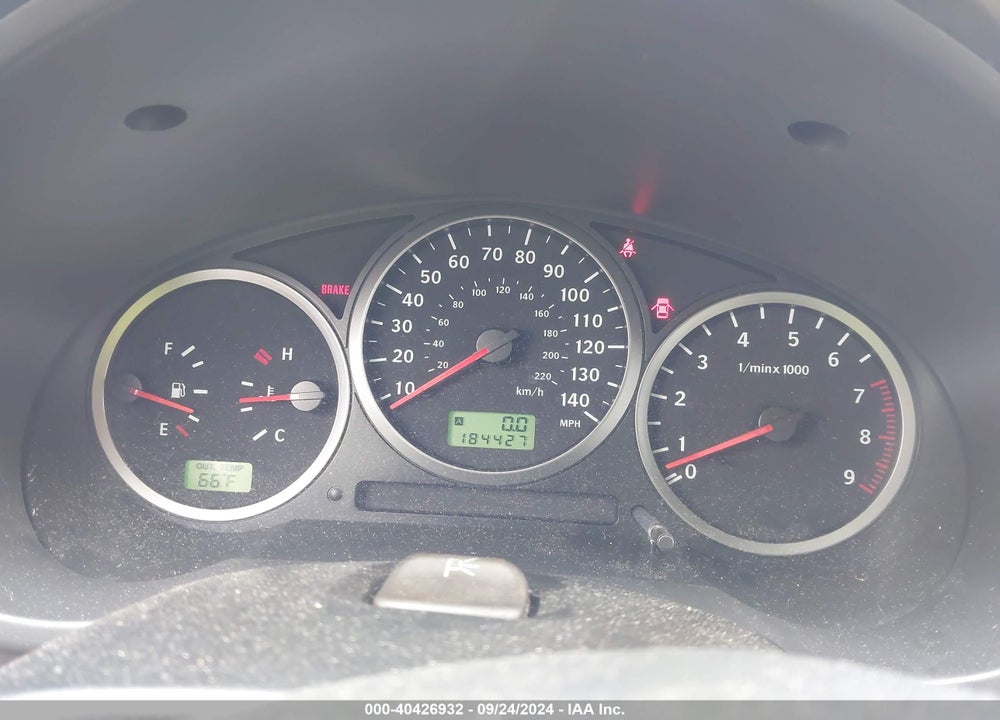2005 SAAB 9-2X AERO VIN: JF4GG22635G055671