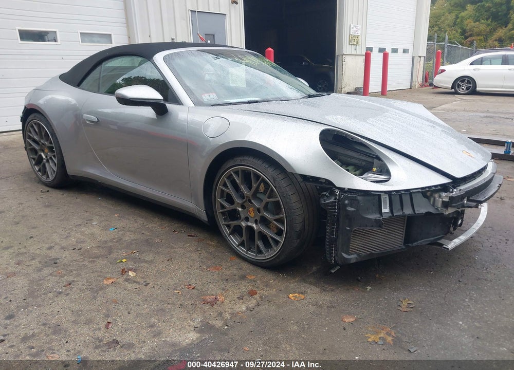 2021 PORSCHE 911 CARRERA CABRIOLET VIN: WP0CA2A99MS239804
