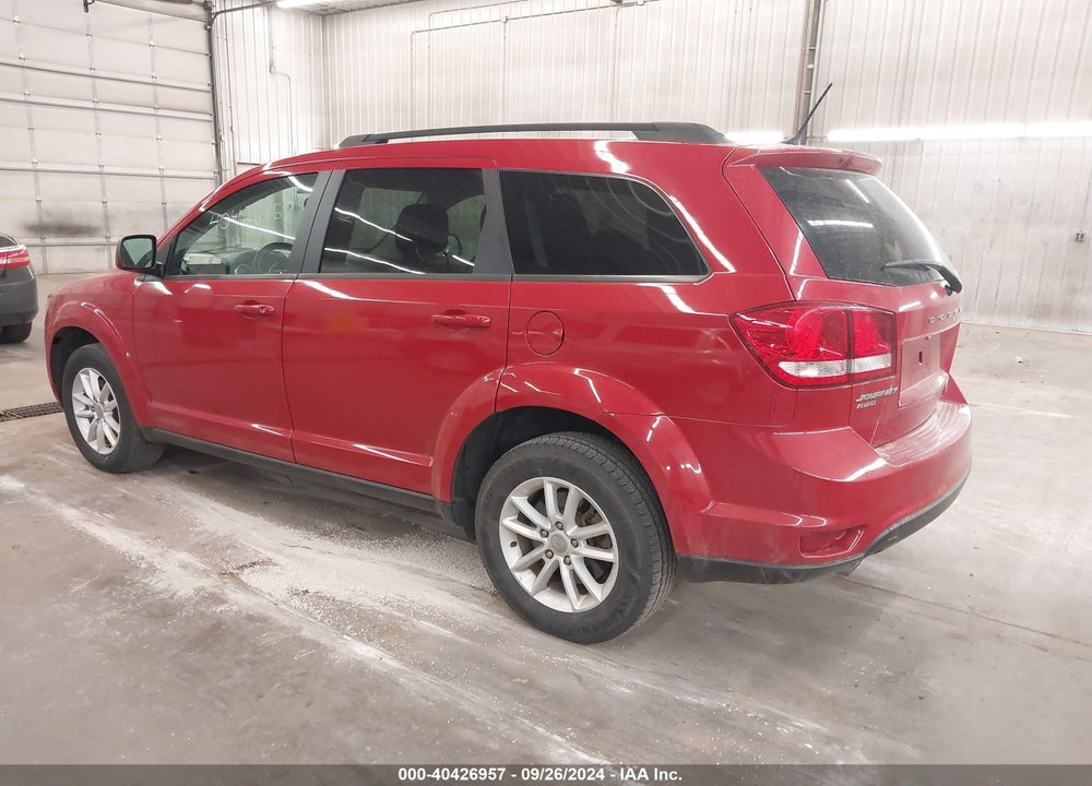 2016 DODGE JOURNEY SXT VIN: 3C4PDDBG2GT196590