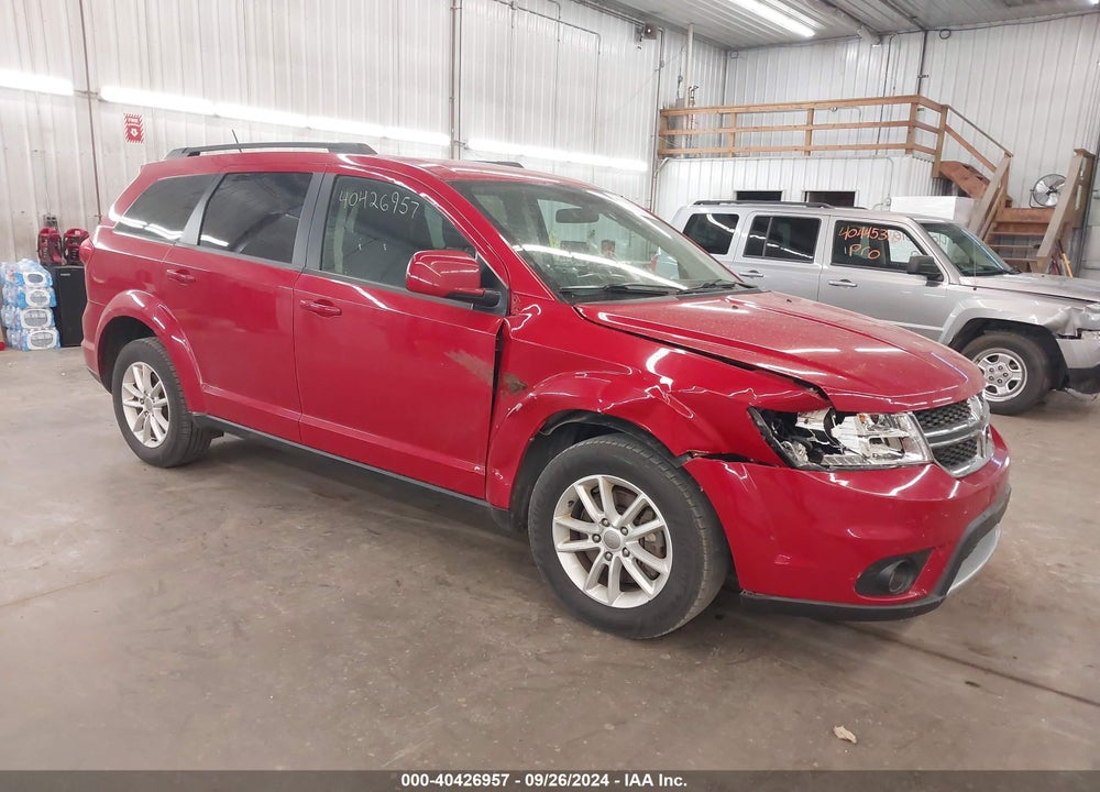 2016 DODGE JOURNEY SXT VIN: 3C4PDDBG2GT196590