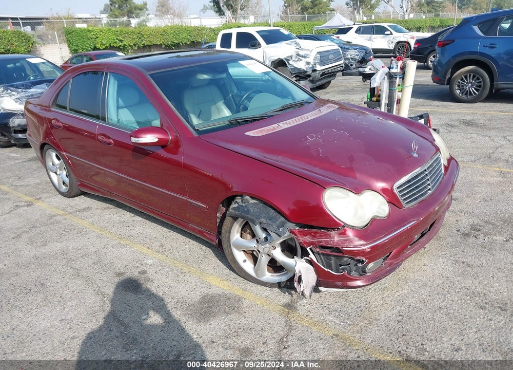2005 MERCEDES-BENZ C 230 KOMPRESSOR SPORT VIN: WDBRF40J25F710140