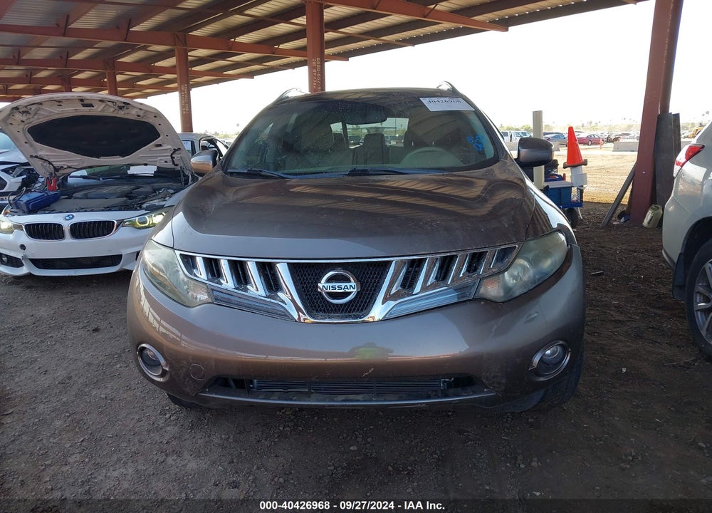 2010 NISSAN MURANO SL VIN: JN8AZ1MW1AW136753
