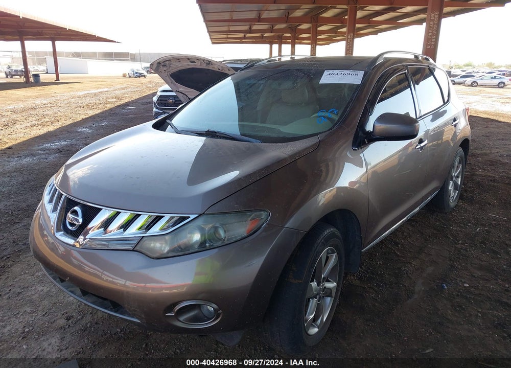2010 NISSAN MURANO SL VIN: JN8AZ1MW1AW136753