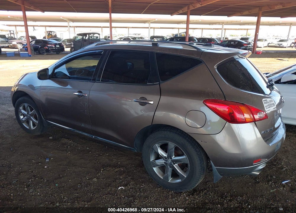 2010 NISSAN MURANO SL VIN: JN8AZ1MW1AW136753