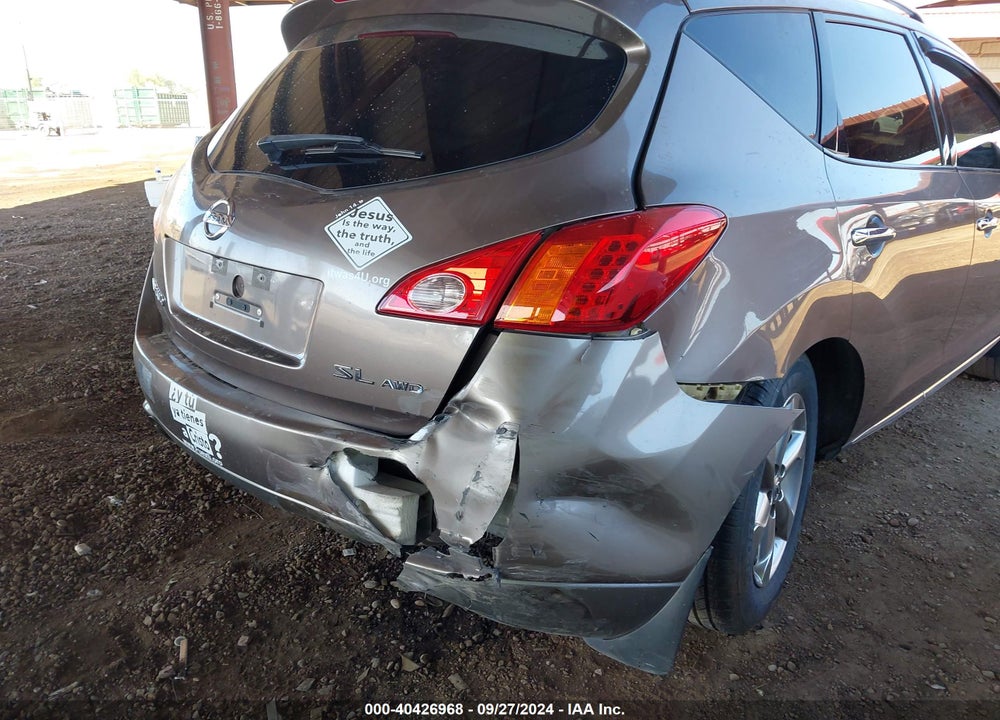 2010 NISSAN MURANO SL VIN: JN8AZ1MW1AW136753