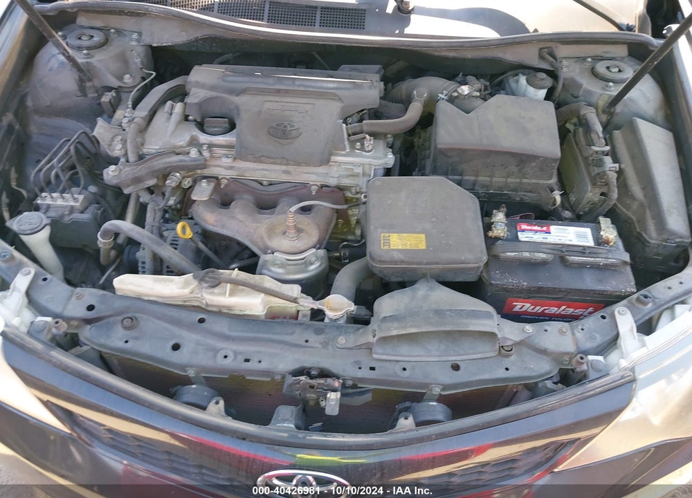 2012 TOYOTA CAMRY SE VIN: 4T1BF1FK5CU601208