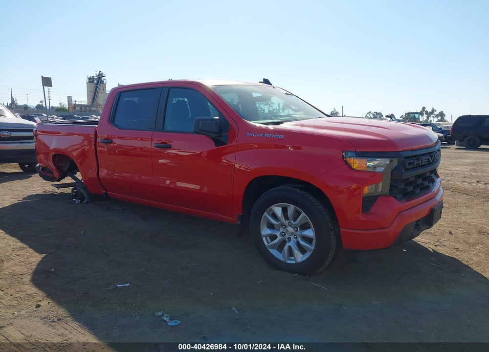 2022 CHEVROLET SILVERADO 1500 2WD SHORT BED CUSTOM VIN: 1GCPABEK5NZ624557